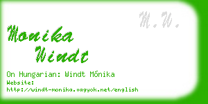 monika windt business card