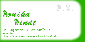 monika windt business card